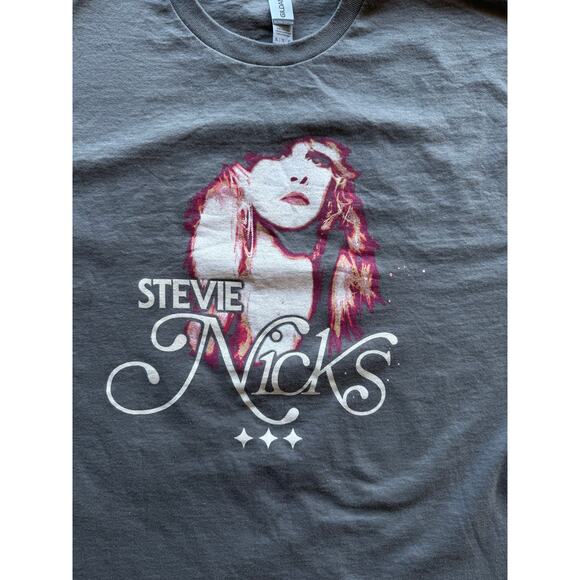 2024 Stevie Nicks Gray Musician Tour Shirt Size XL Fleetwood Mac Unisex - Picture 4 of 6